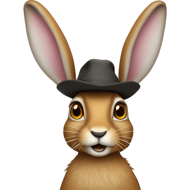 hare in a hat emoji