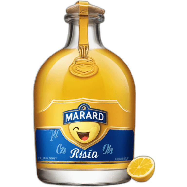 la bouteille de Ricard Pastis de Marseille 51, une boisson anisée emblématique au cœur 45 pour un plaisir rafraîchissant emoji