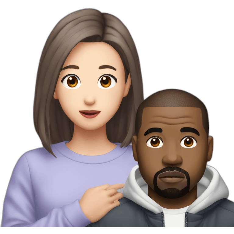 TWICE Chaeyoung with Kanye West emoji