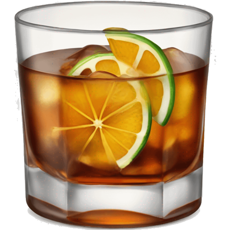 one old Fashioned coktail emoji