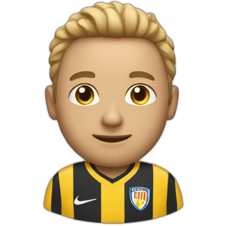 Chat qui joue au foot  emoji