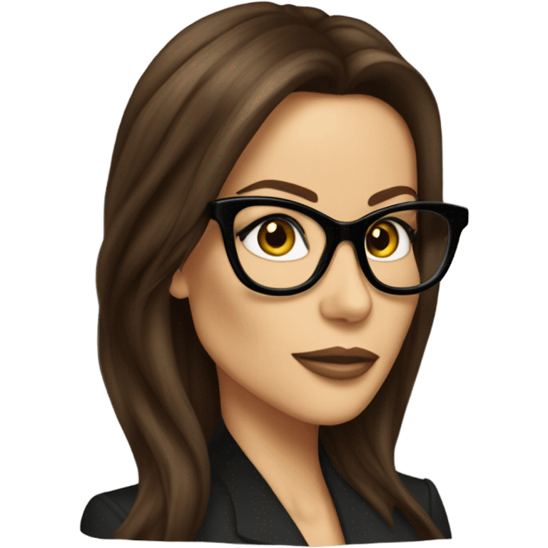 Kate Beckinsale with glasses  emoji