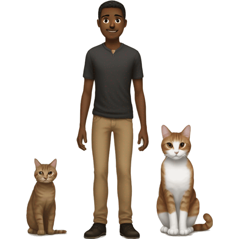 Tall 6”4 brown bf with a bell cat with short white gf emoji