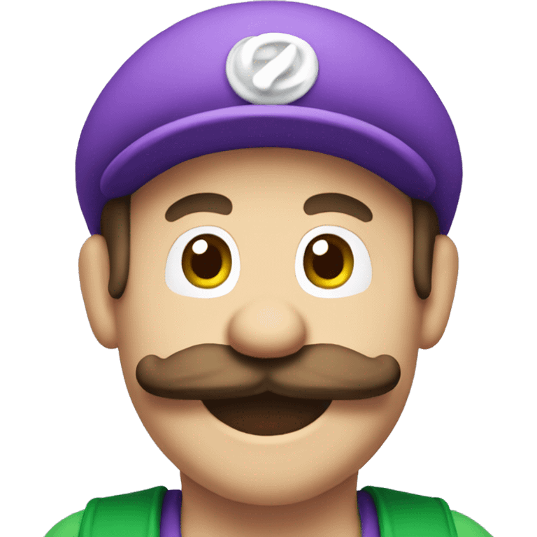 purple luigi emoji