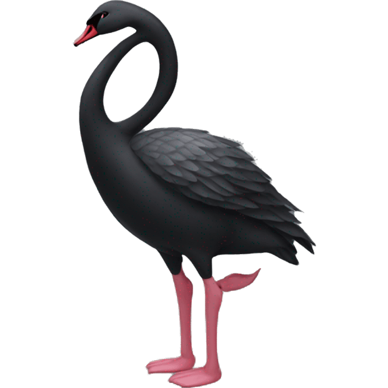 Black swan emoji