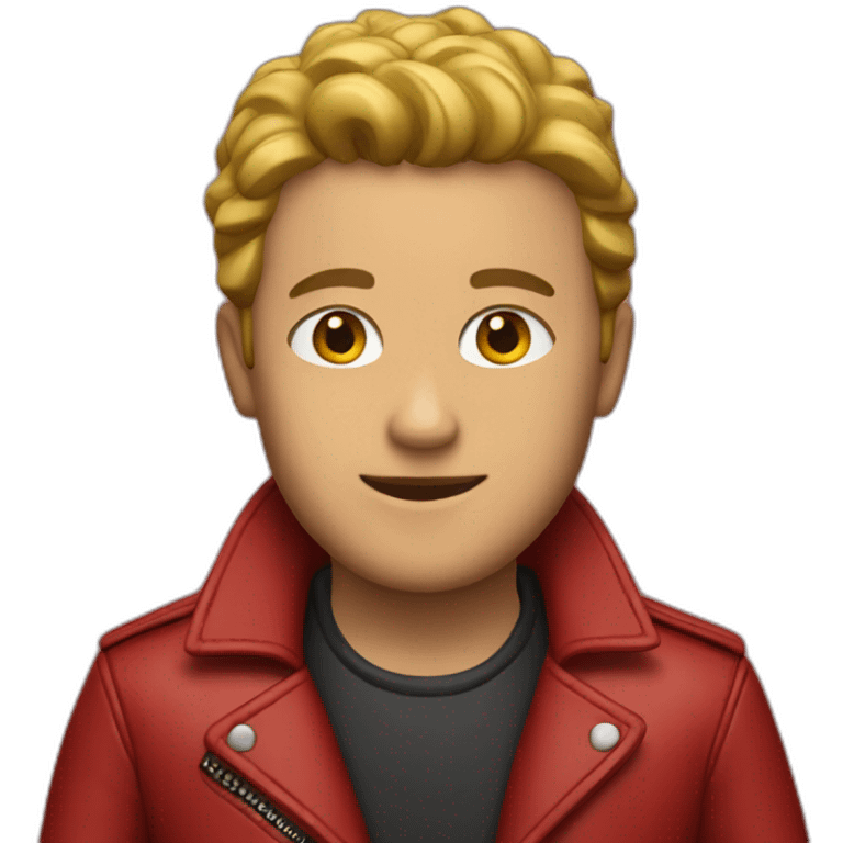 red leather jacket emoji