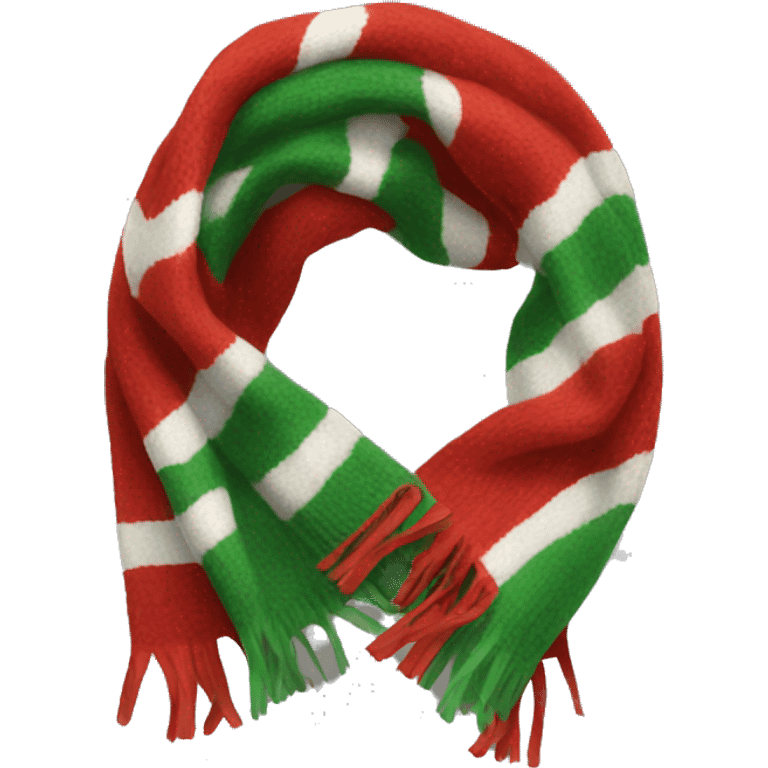 Christmas scarf emoji