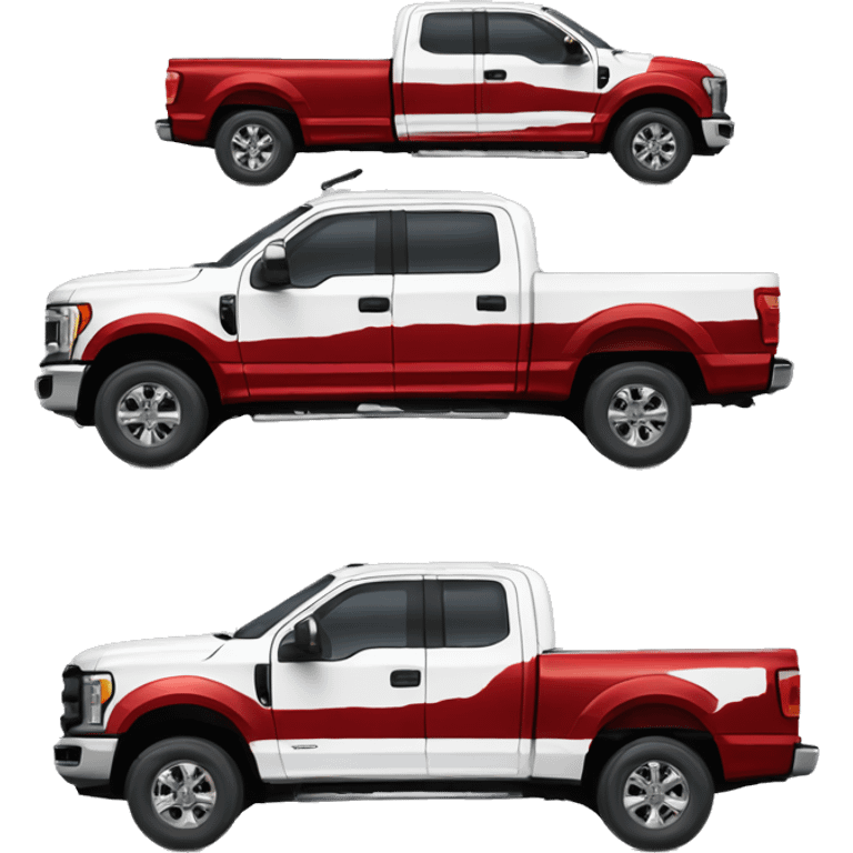 Big red F250 Ute emoji