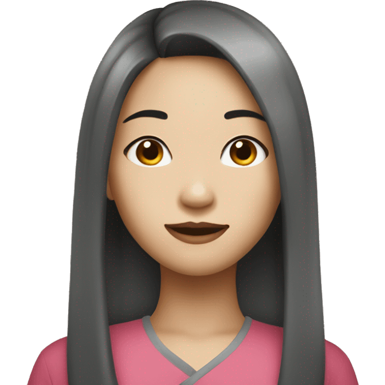 Asian beautiful girl  emoji