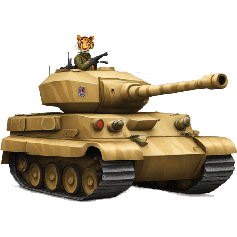 Tiger tank emoji