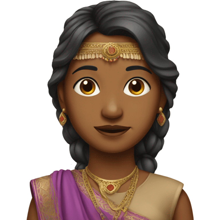 Indian girl emoji