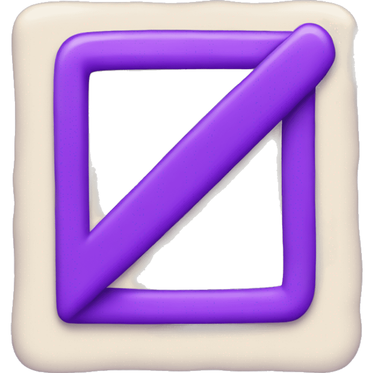 Purple checkmark emoji