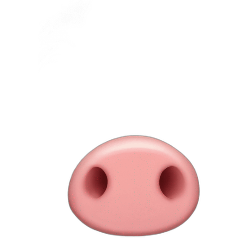 nose pig with piercing emoji