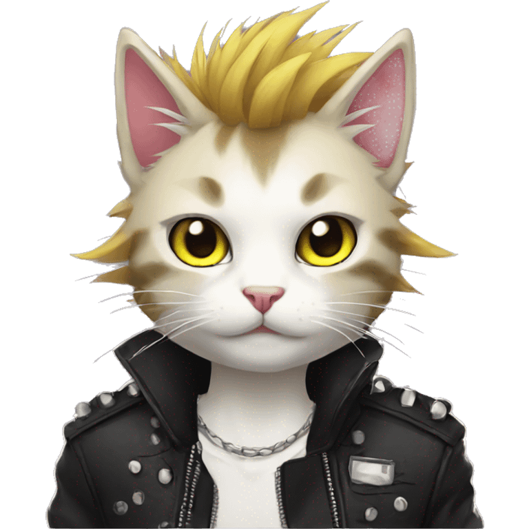 Anime Punk Cat emoji