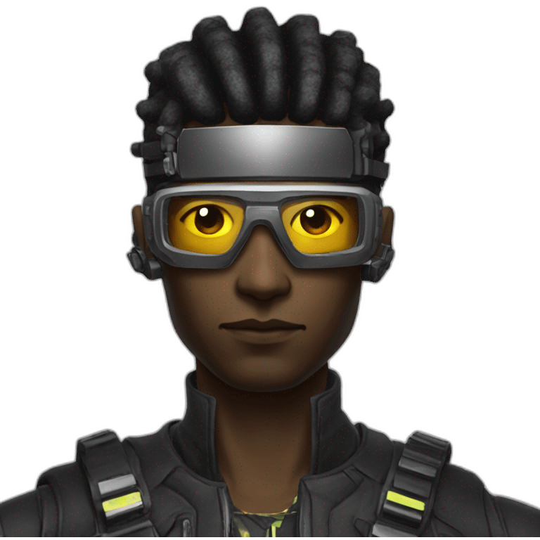 cyberpunk man emoji