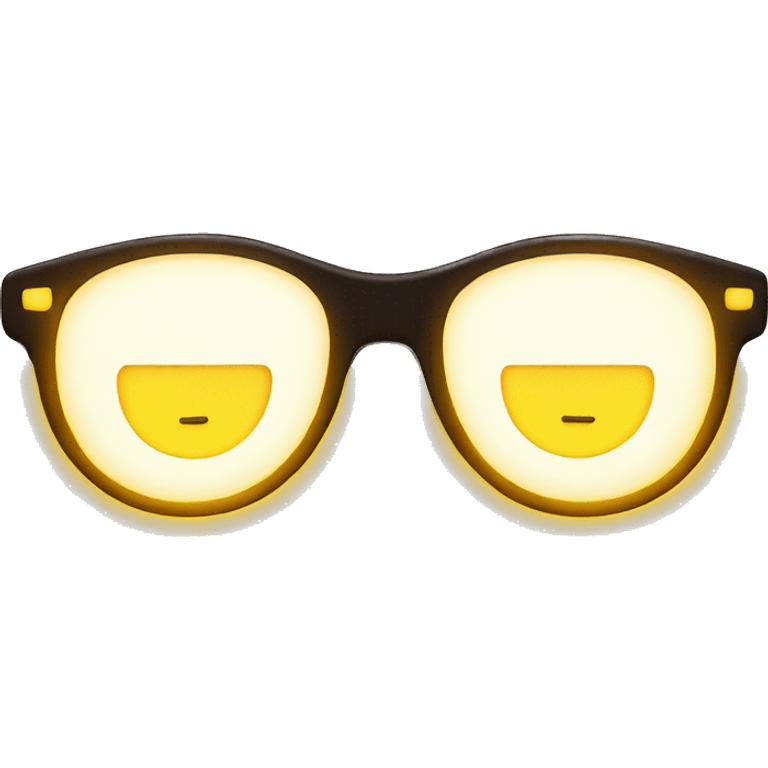 Light up glasses emoji