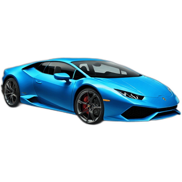 a blue Lamborghini Huracan  emoji