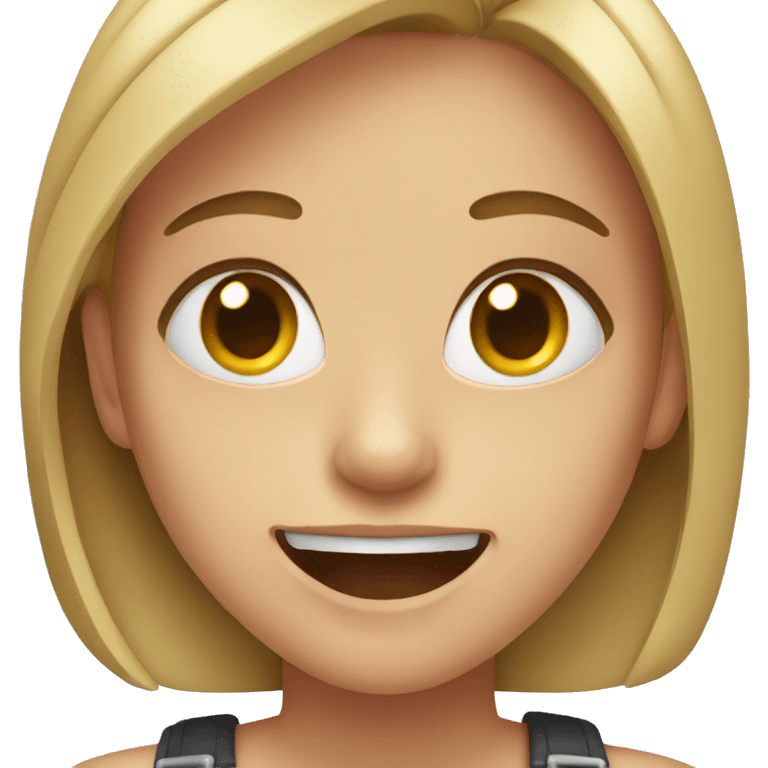 girl with braces emoji