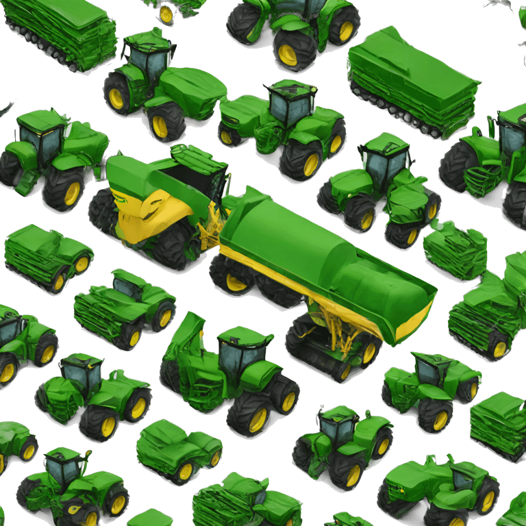 A John deer tractor emoji