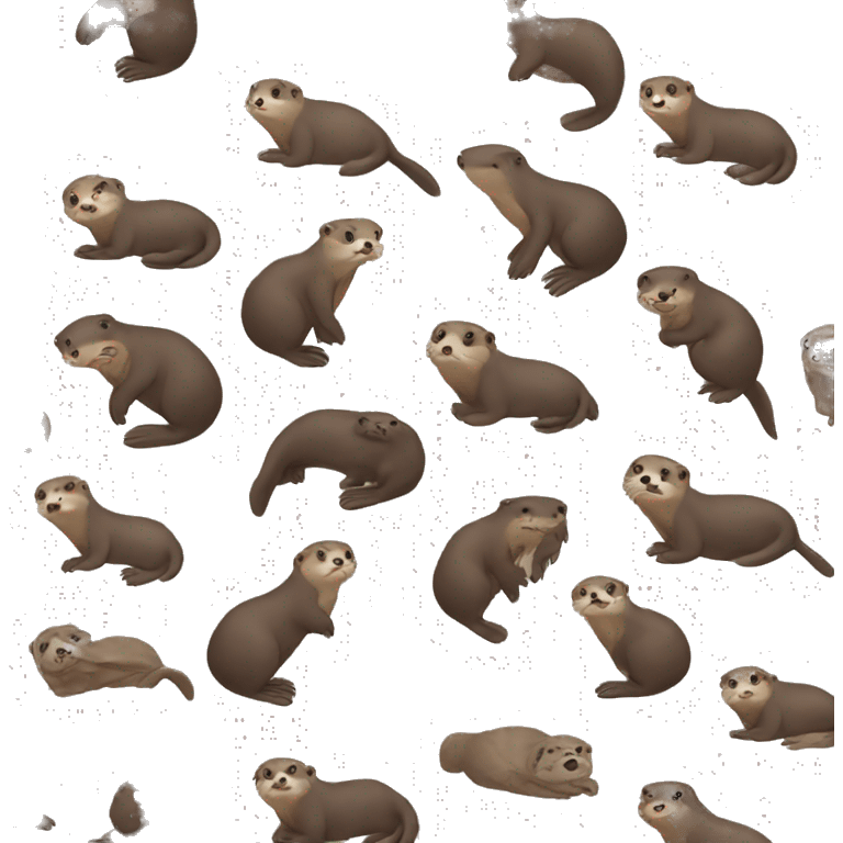 Otters  emoji