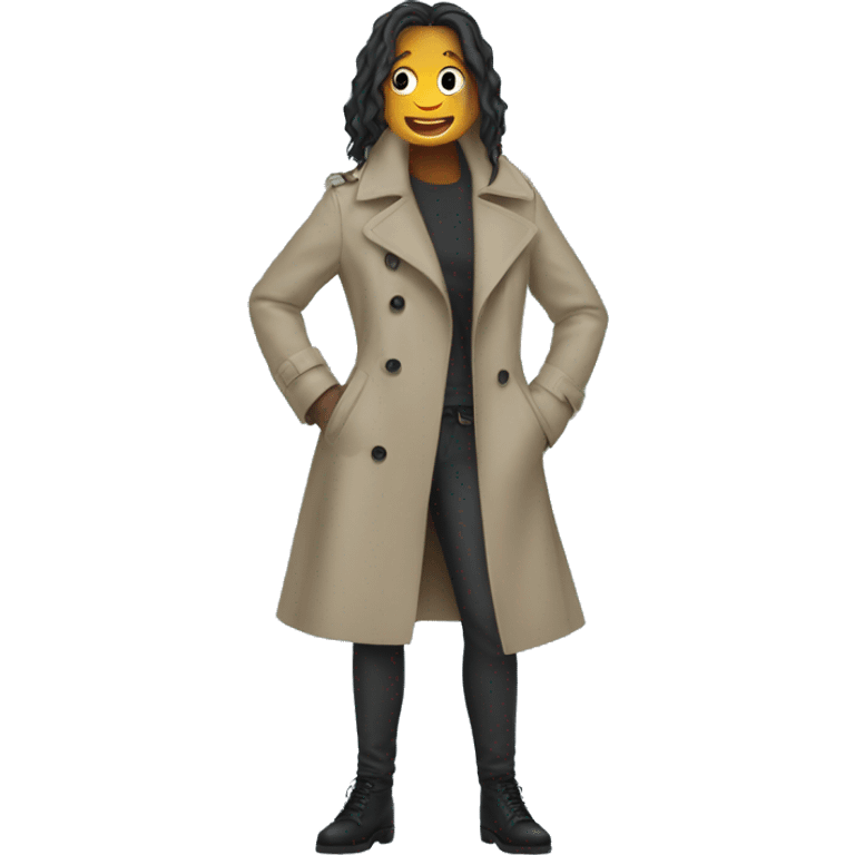 Shark is a trench coat  emoji