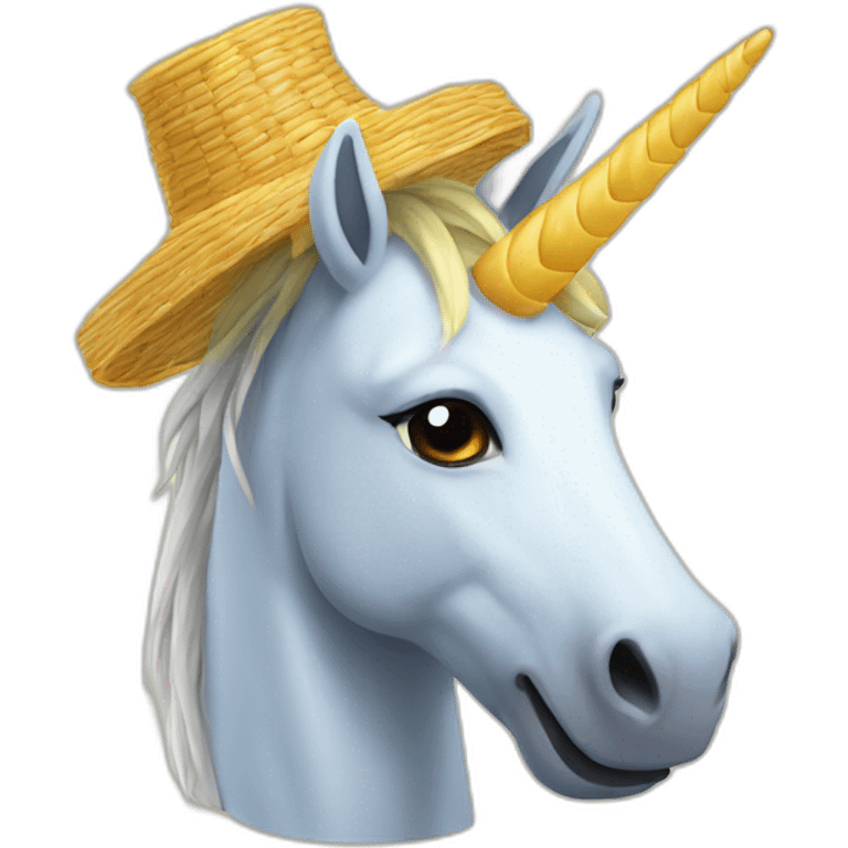 Licorne a Paille emoji