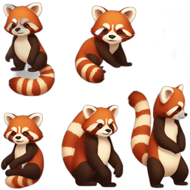 red-panda-full-body emoji