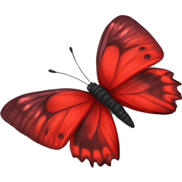 Red butterfly  emoji