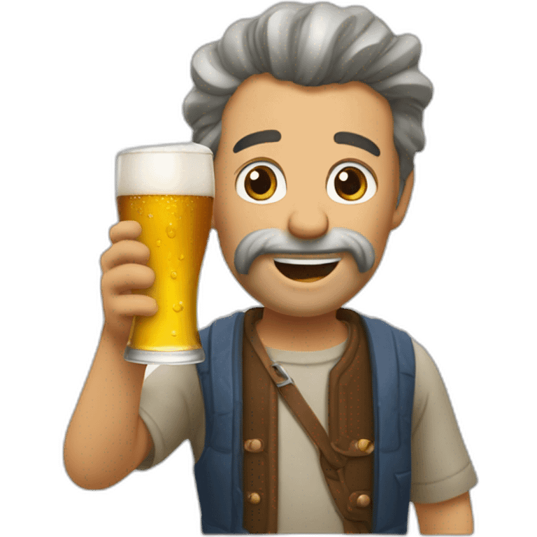 Omer simsons qui boit une biere emoji