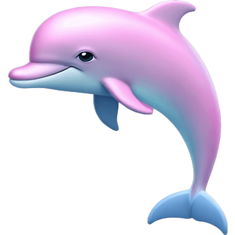 Pastel-pink-colors-dolphin emoji