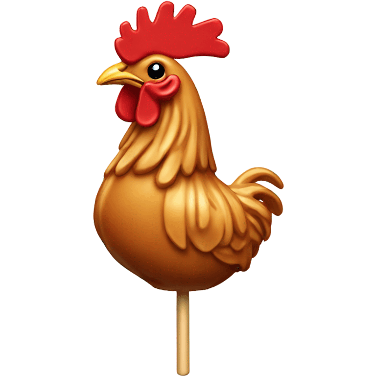 caramel lollipop cockerel emoji