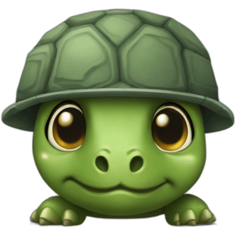 Military turtle emoji