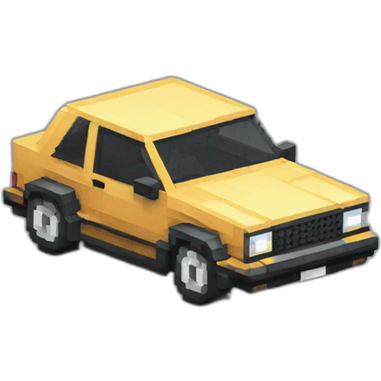 pixel art car emoji