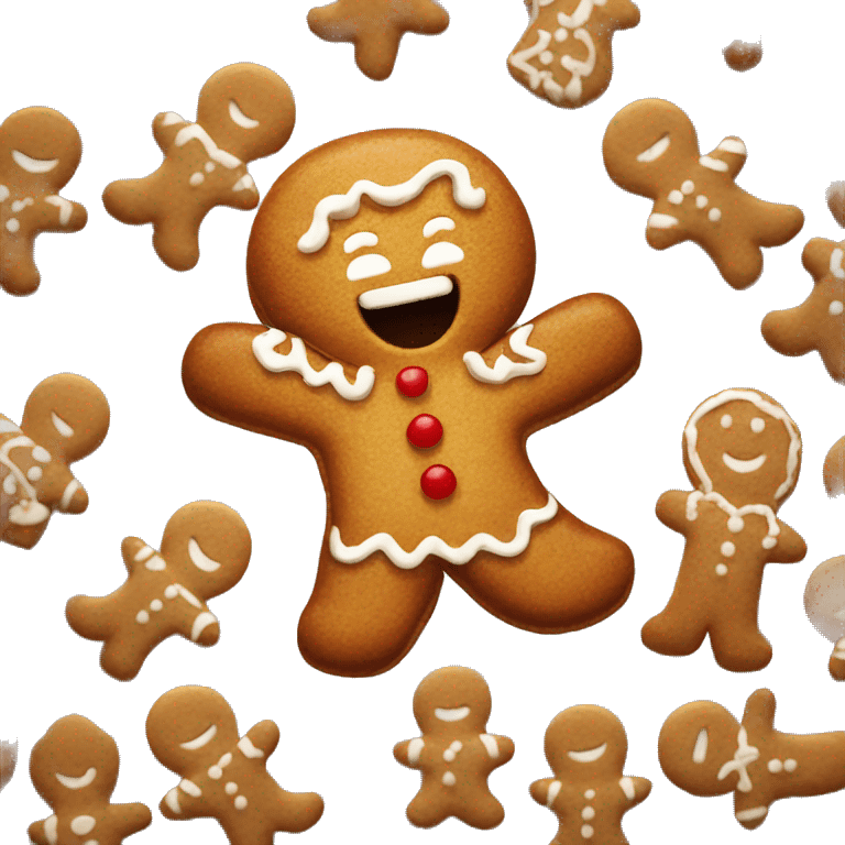 ginger bread man emoji