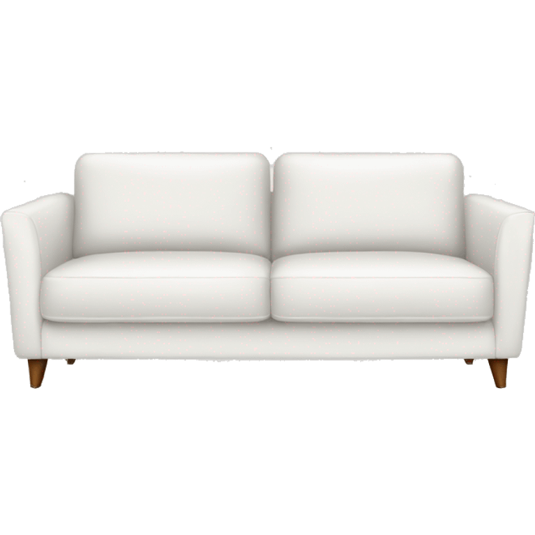 Realistic-white-modern-sofa emoji