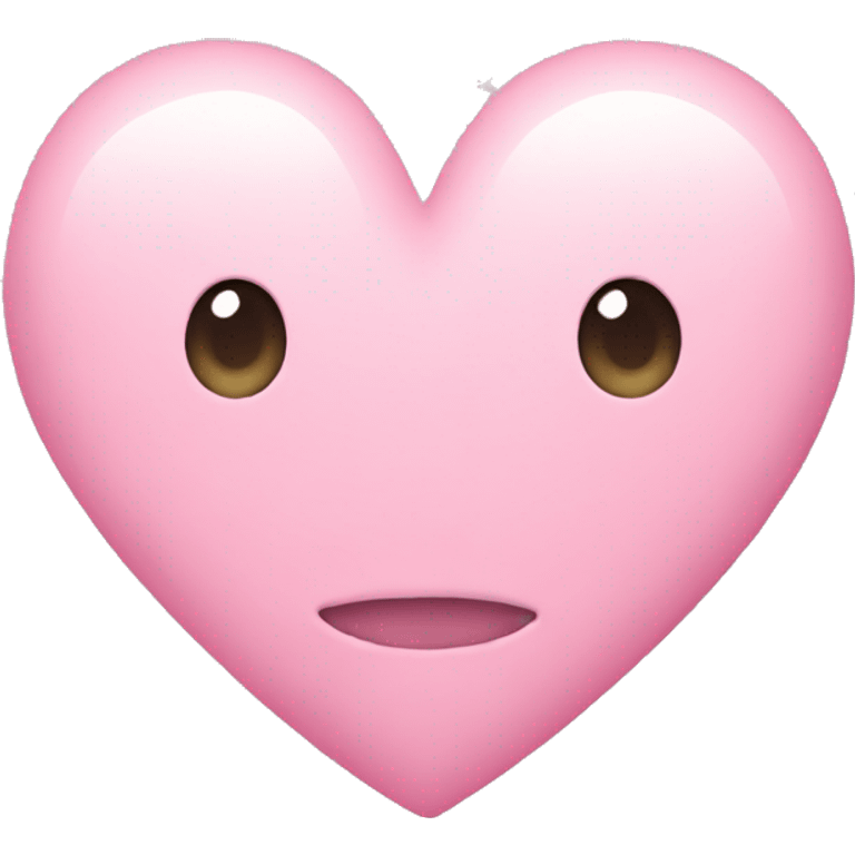 Make me a pastel pink heart emoji