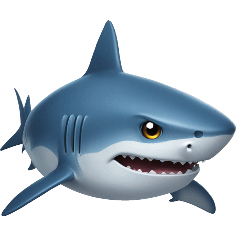 Requin avec étoiles dans les yeux emoji