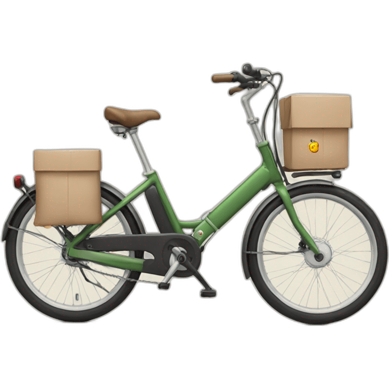 A long John cargo bike emoji