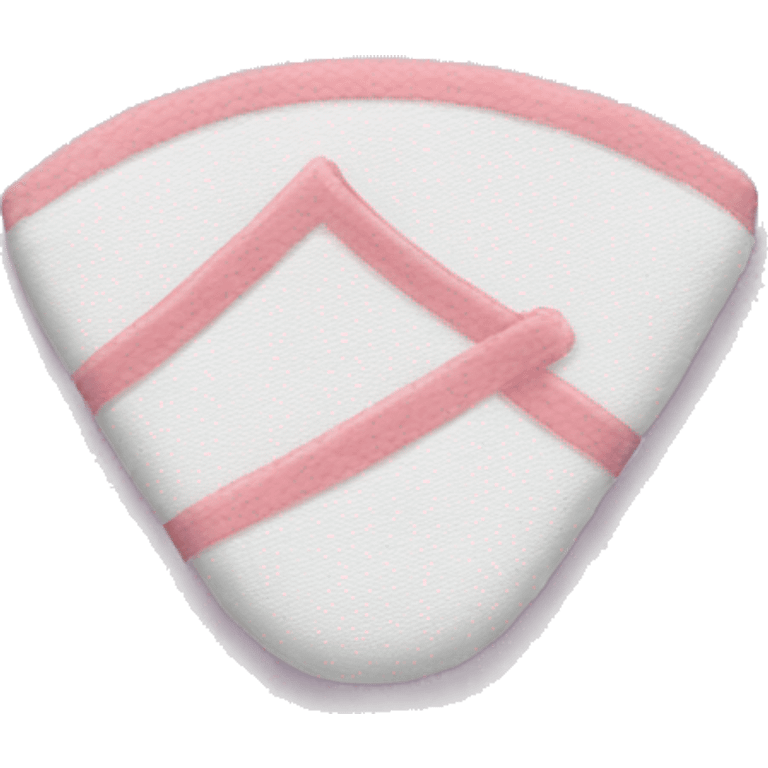 Cotton menstrual pad emoji