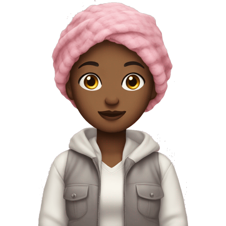 Clean girl pink cozy emoji