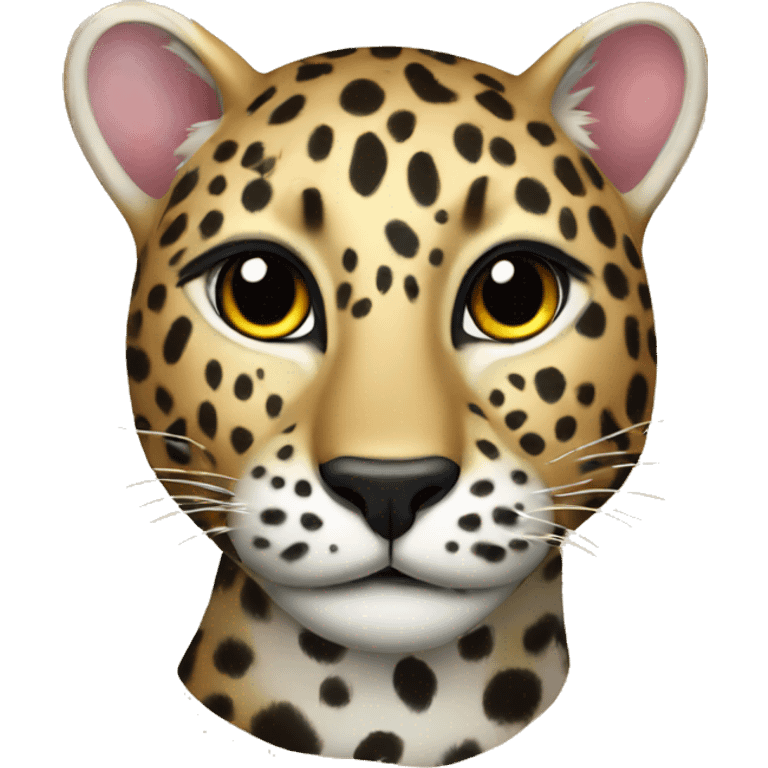 Fancy leopard  emoji