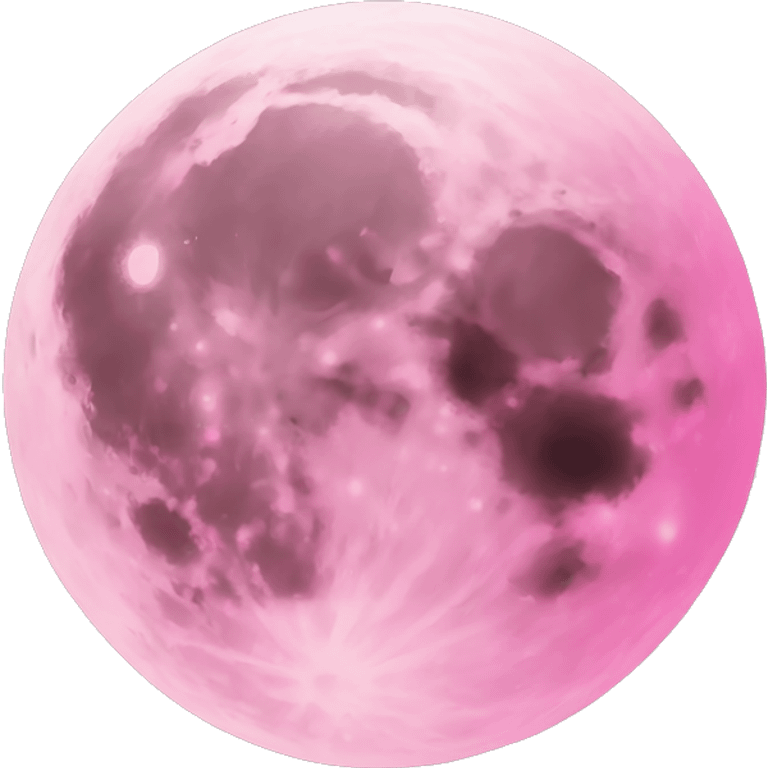 pink moon emoji