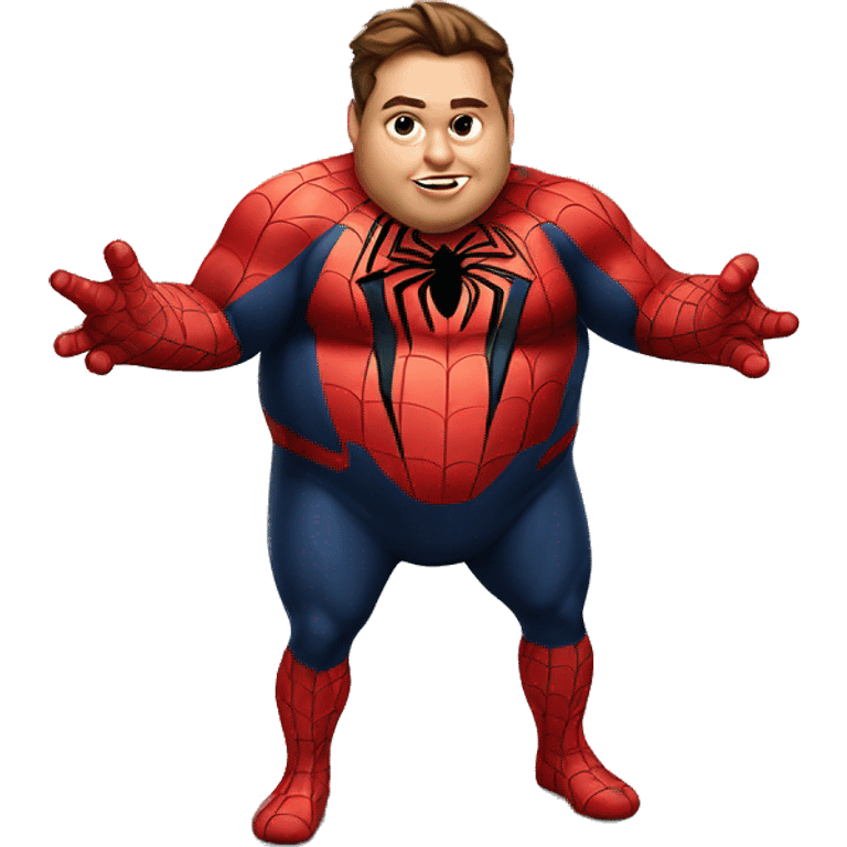 Fat fat fat spiderman emoji