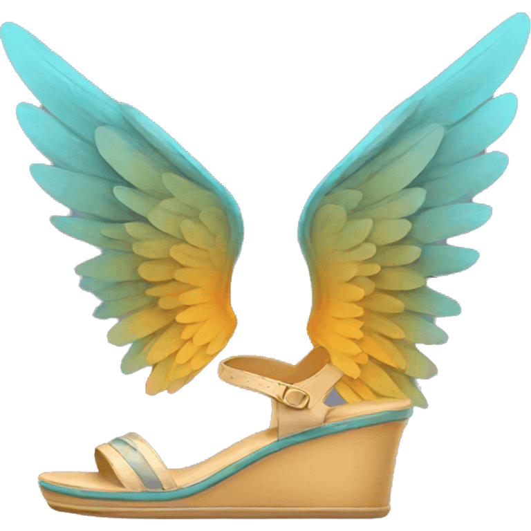 winged sandal emoji