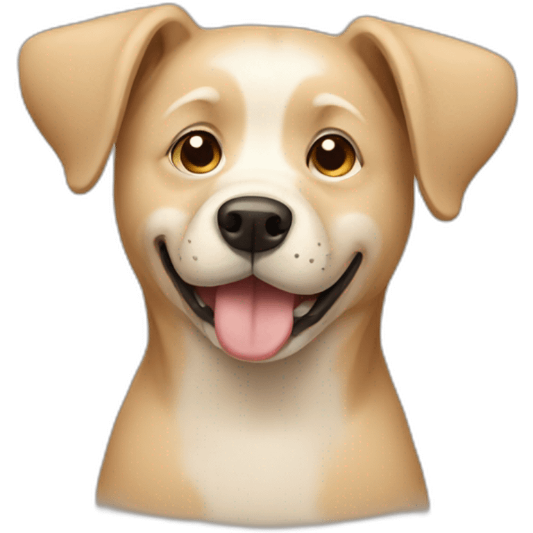 beige dog emoji