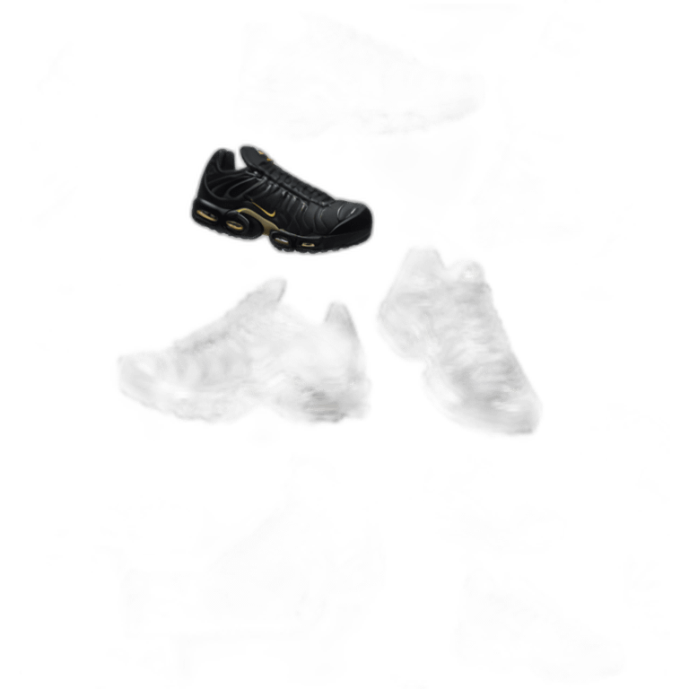 Nike tn entièrement noire emoji