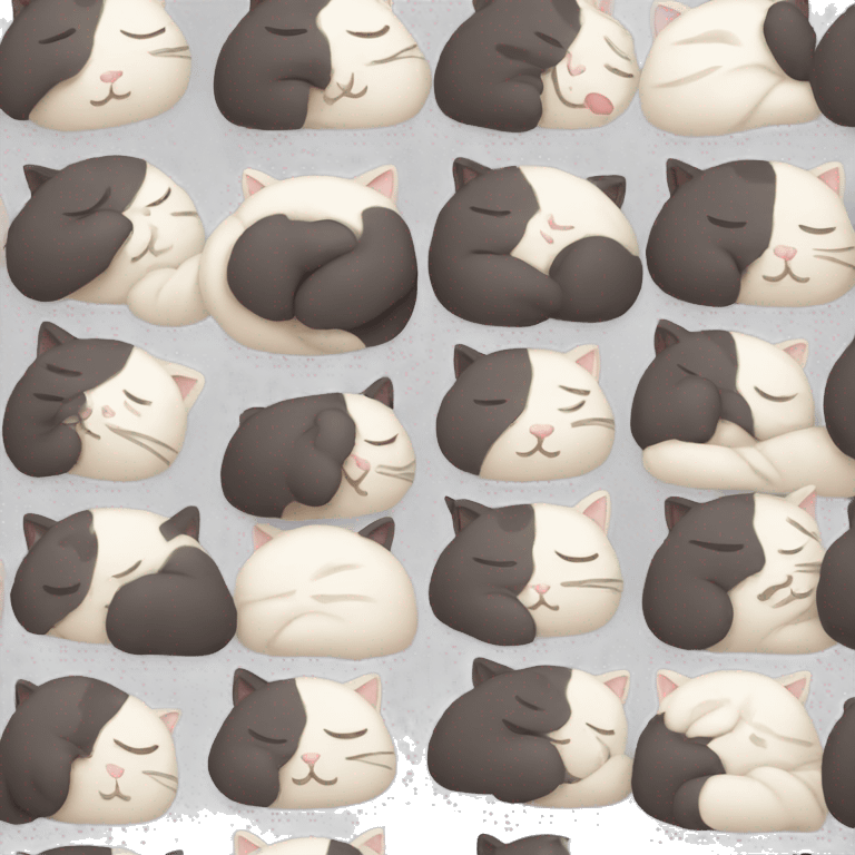 Sleeping cat emoji