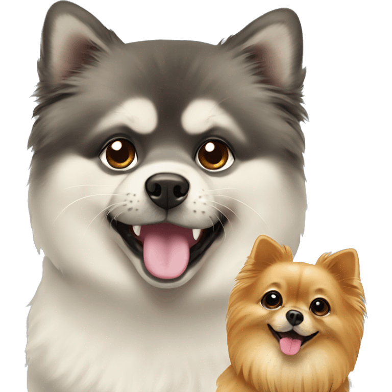 Seal with pomeranian dog emoji