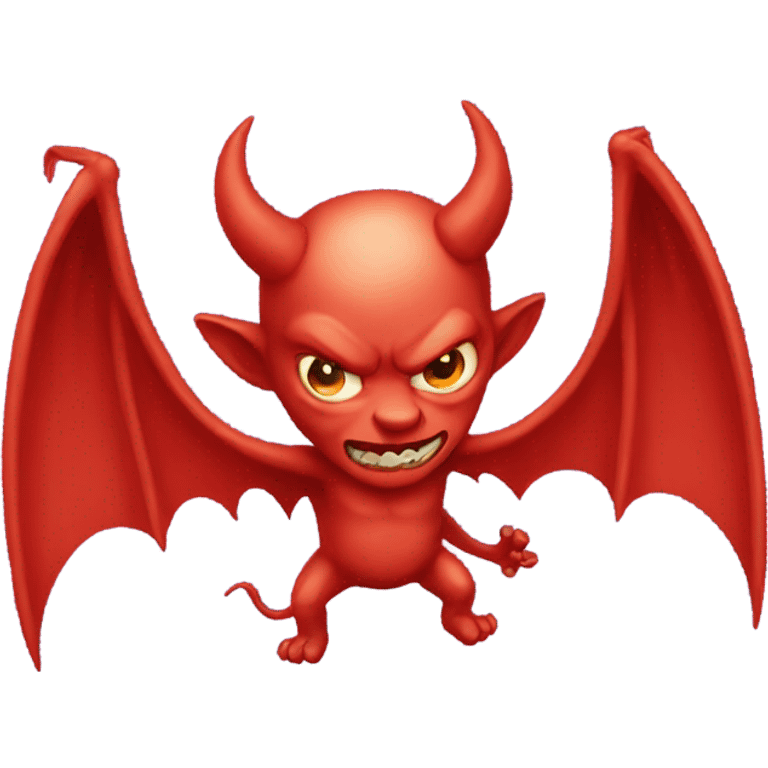  winged devil  emoji