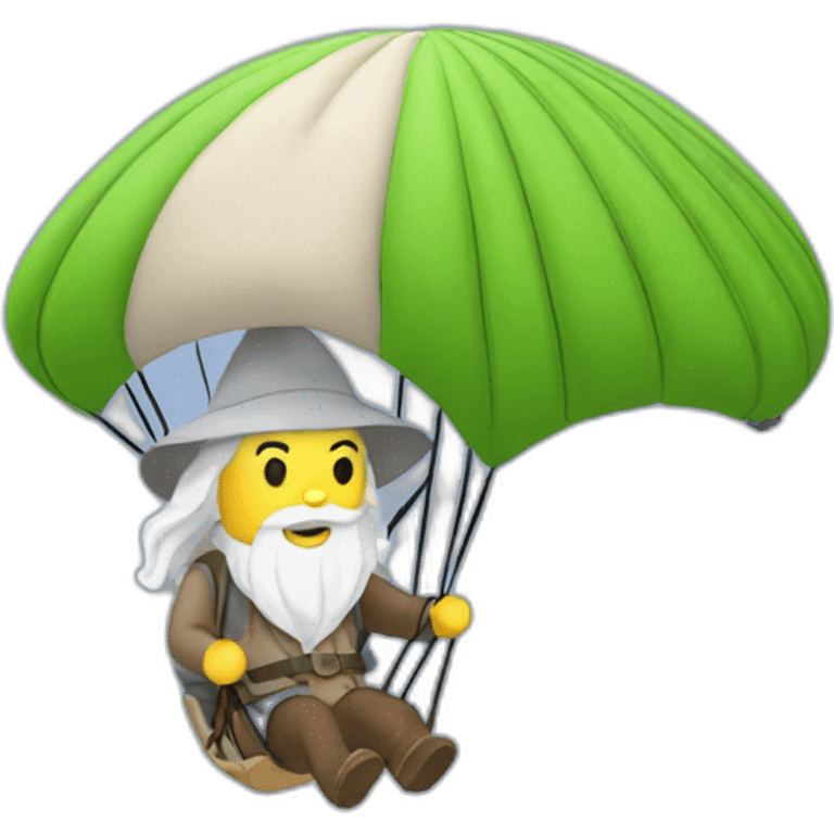 gandalf paragliding emoji